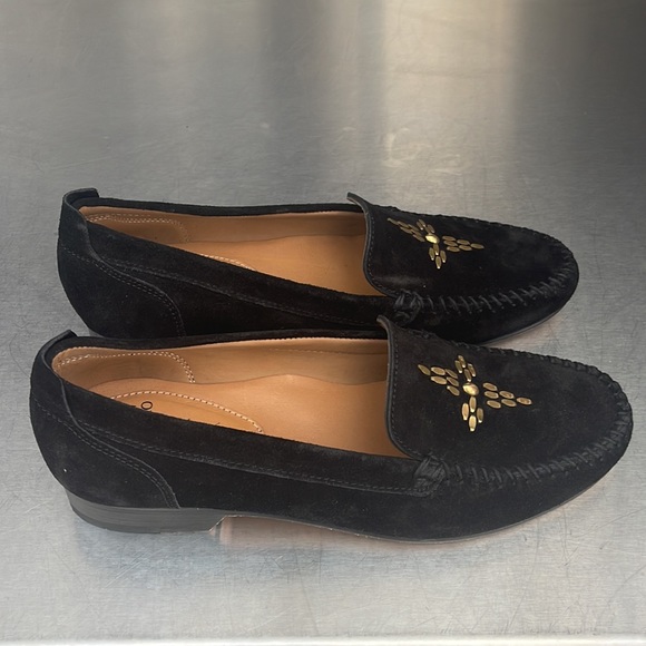 Calleen Cordero Sky Moccasins in black suede. New in original box. - Picture 4 of 7